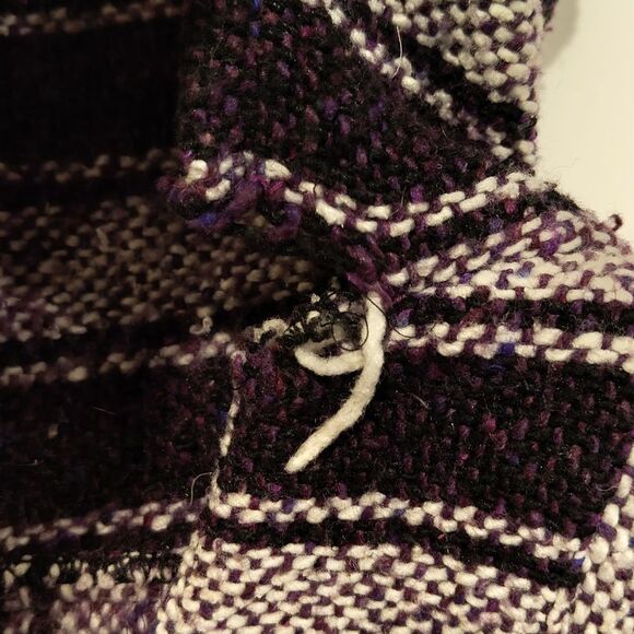 Black Canyon Men's Purple And White Baja Hoodie "Drug Rug" Medium - Picture 4 of 7